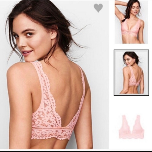 Victoria Secret Baby Pink Bralette Size M - Picture 4 of 5